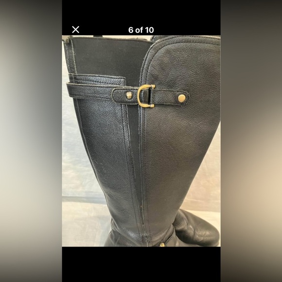 Naturalizer Black Boots (Wide Calf) - Picture 4 of 9